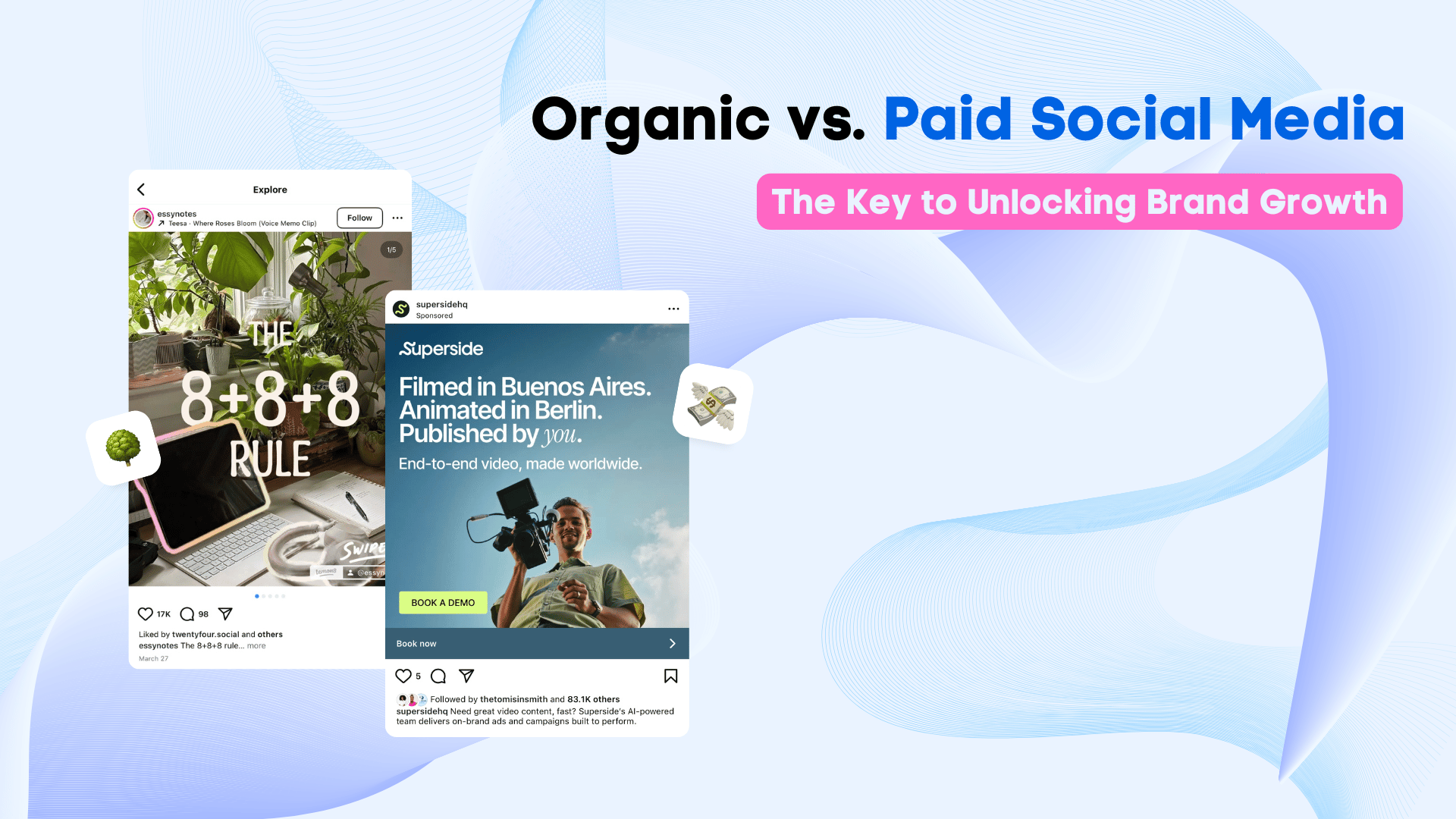 Organic vs. Paid Social Media: The Key to Unlocking Brand Growth Organic vs. Paid Social Media: The Key to Unlocking Brand Growth